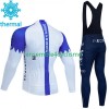 Tenue Maillot M/L + Collant à Bretelles Hiver Thermal Fleece Ineos Grenadier 2023 Blanc